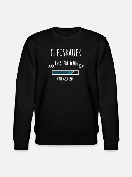 Gleisbauer Ausbildung Beruf Geschenk - Stanley/Stella Unisex Bio-Sweatshirt CHANGER - Schwarz