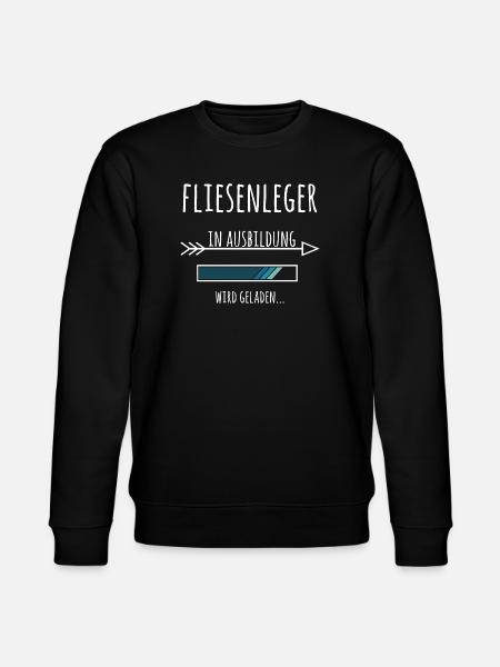 Fliesenleger Handwerk Beruf Ausbildung Geschenk - Stanley/Stella Unisex Bio-Sweatshirt CHANGER  - Schwarz