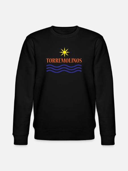 TORREMOLINOS Sun Waves - Stanley/Stella CHANGER Unisex Organic Sweatshirt - black