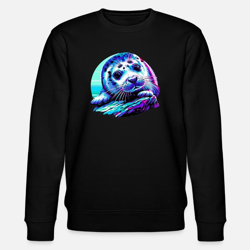 Phoque - Sweat bio CHANGER Stanley/Stella Unisexe - noir