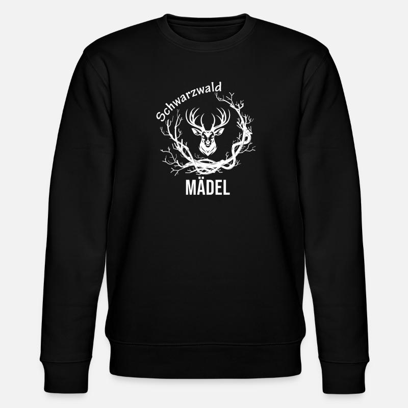 Schwarzwald Mädel - Stanley/Stella Unisex Bio-Sweatshirt CHANGER  - Schwarz