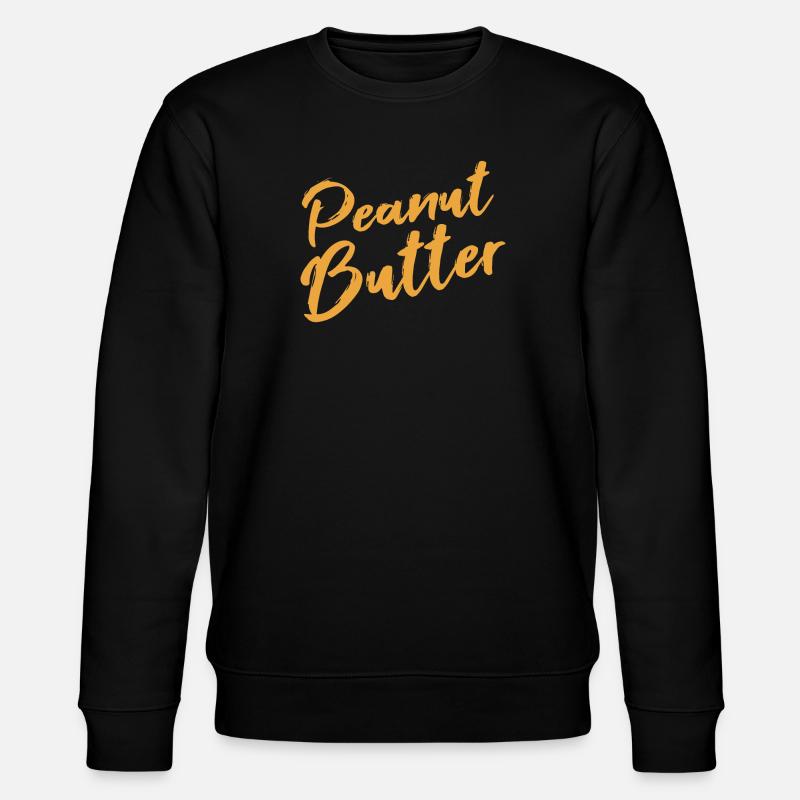 Erdnussbutter - Stanley/Stella Unisex Bio-Sweatshirt CHANGER  - Schwarz