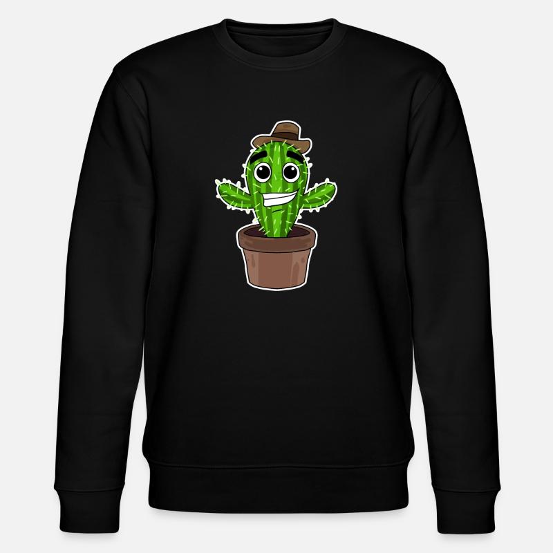 Cactus Cowboy - Stanley/Stella CHANGER Unisex Organic Sweatshirt - black