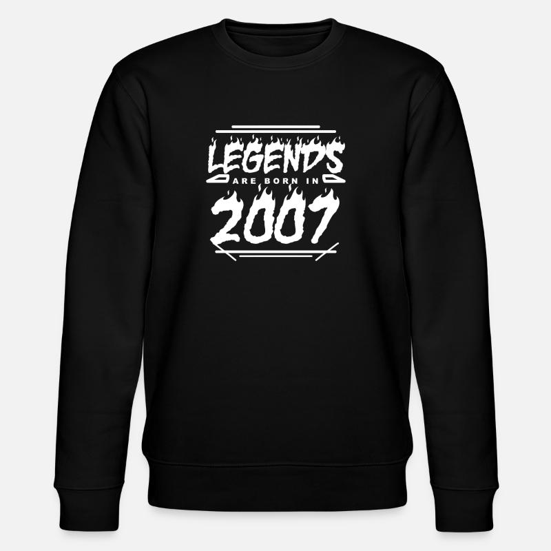 2007 - Year 2007 - Year 2007 - Stanley/Stella CHANGER Unisex Organic Sweatshirt - black