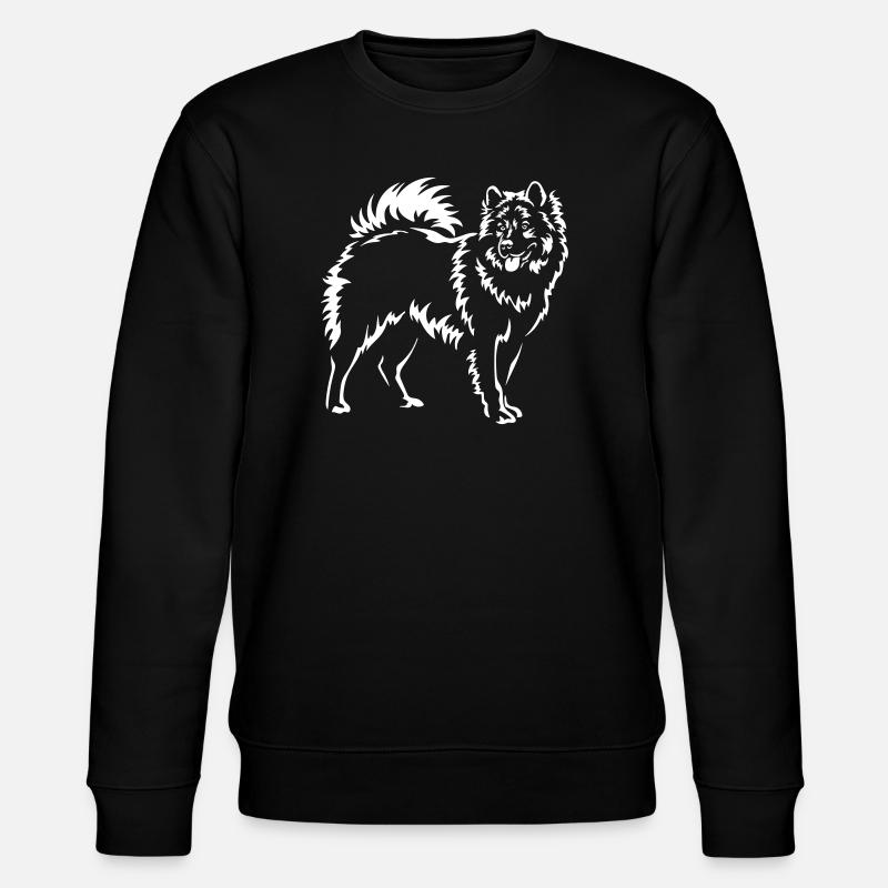 Eurasier "Black Edition" - Stanley/Stella Unisex Bio-Sweatshirt CHANGER  - Schwarz