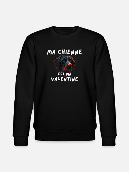 Ma Chienne Valentine - Sweat bio CHANGER Stanley/Stella Unisexe - noir