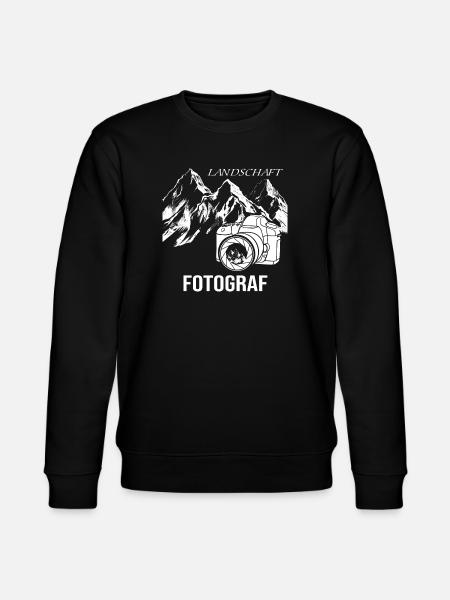 Landschaftsfotograf - Stanley/Stella Unisex Bio-Sweatshirt CHANGER - Schwarz