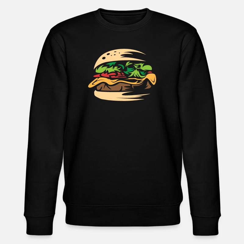 Juicy Burger Smash Restaurant Maison - Sweat bio CHANGER Stanley/Stella Unisexe - noir