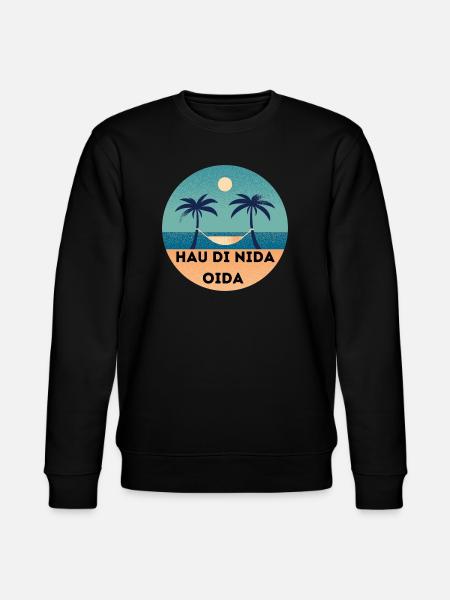 Hau di nida Oida. - Stanley/Stella Unisex Bio-Sweatshirt CHANGER  - Schwarz