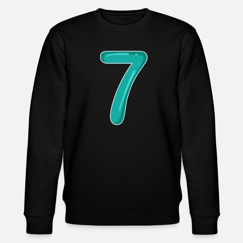7 - Seven - Stanley/Stella CHANGER Unisex Organic Sweatshirt - black