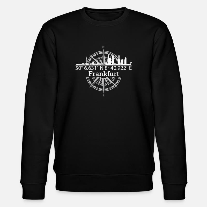 Skyline Frankfurt - Stanley/Stella Unisex Bio-Sweatshirt CHANGER  - Schwarz