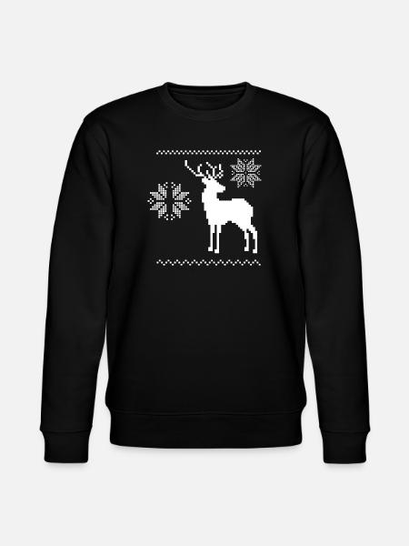 Reindeer - Stanley/Stella CHANGER Unisex Organic Sweatshirt - black