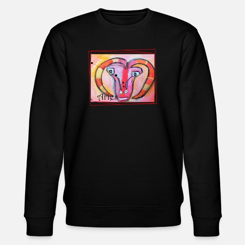 Bélier, Arc-en-ciel, Art céleste - Sweat bio CHANGER Stanley/Stella Unisexe - noir