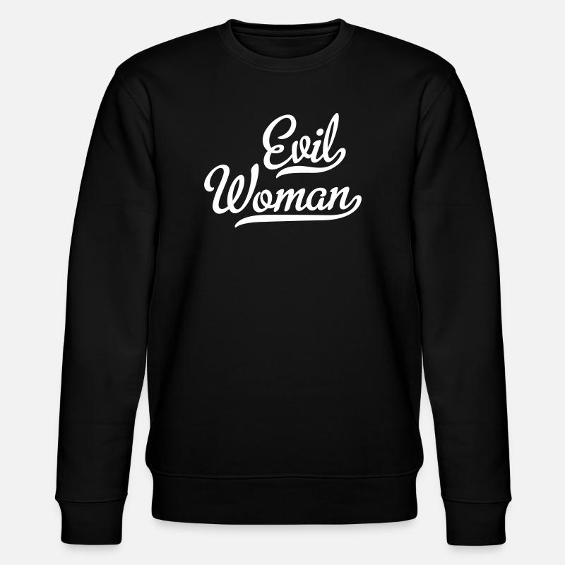 Evil Woman - Stanley/Stella Unisex Bio-Sweatshirt CHANGER  - Schwarz