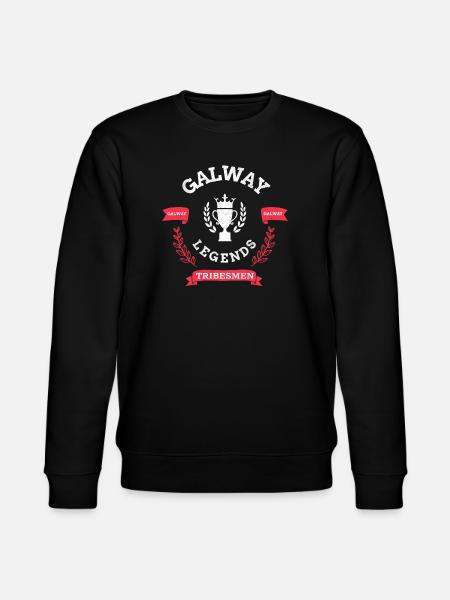 Galway Legends Tribesmen, Ireland - Stanley/Stella CHANGER Unisex Organic Sweatshirt - black