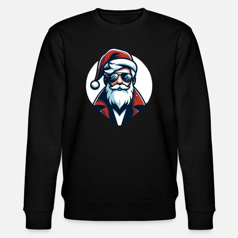 Père Noël Hipster - Noël Chic - Sweat bio CHANGER Stanley/Stella Unisexe - noir