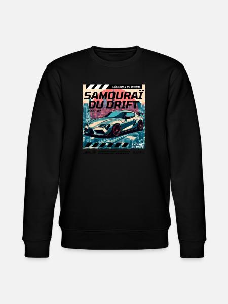 Samouraï Drift Urbaine - Sweat bio CHANGER Stanley/Stella Unisexe - noir