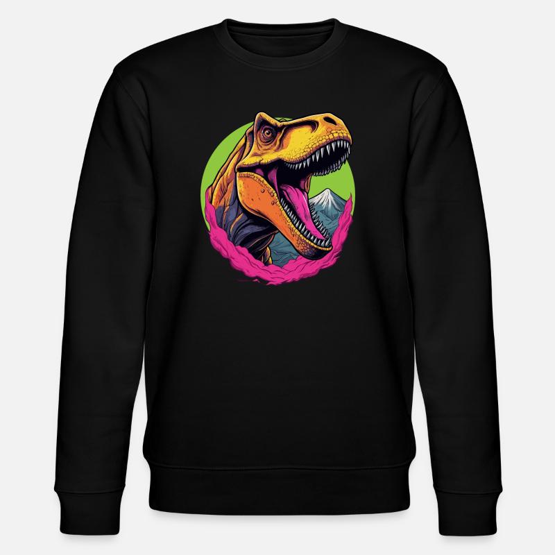 Tyrannosaurus Rex - Stanley/Stella Unisex Bio-Sweatshirt CHANGER - Schwarz