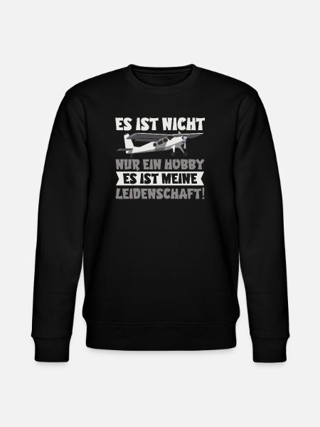 Flugzeugmodellbauer Modellflug Hobby Geschenk - Stanley/Stella Unisex Bio-Sweatshirt CHANGER  - Schwarz
