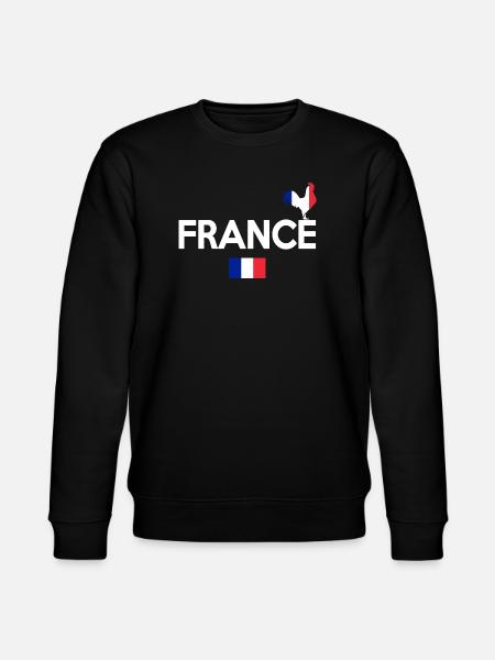 FRANKREICH - Stanley/Stella Unisex Bio-Sweatshirt CHANGER - Schwarz