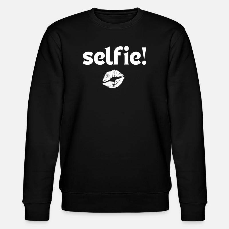 selfie, portable, téléphone - Sweat bio CHANGER Stanley/Stella Unisexe - noir