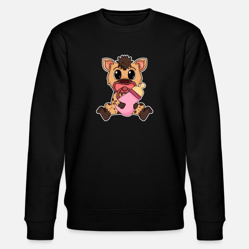 Motif de bébé hyène - Sweat bio CHANGER Stanley/Stella Unisexe - noir