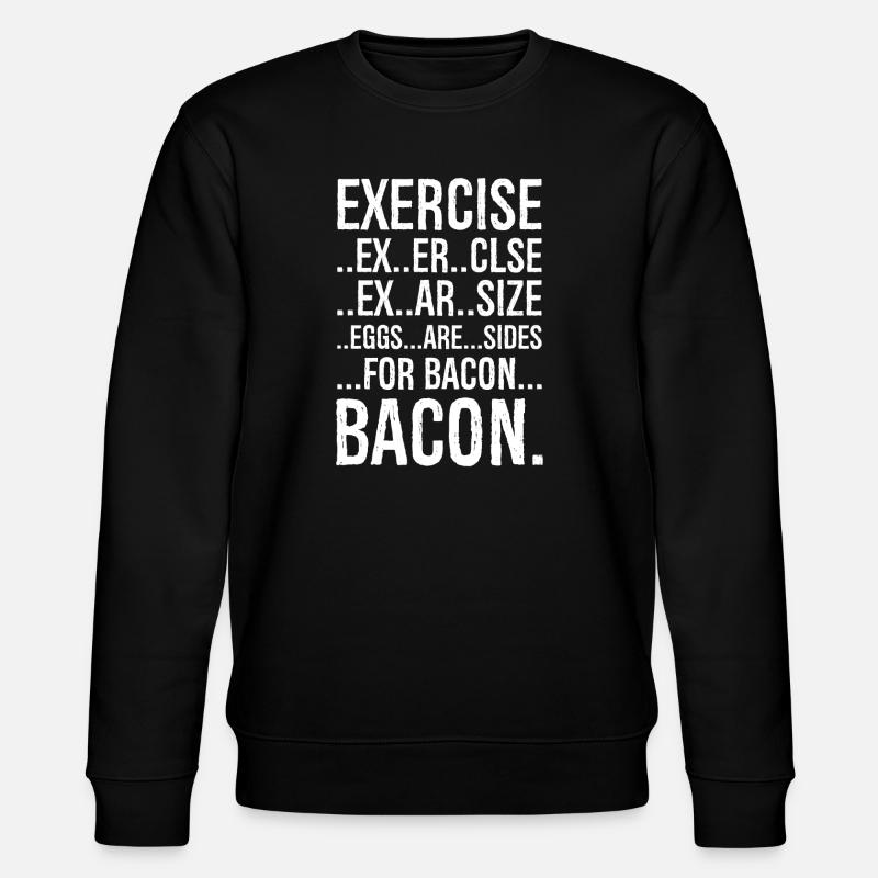 Bacon d’exercice - Sweat bio CHANGER Stanley/Stella Unisexe - noir