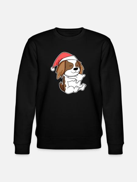 Cavalier King Charles Spaniel Hund Tier - Stanley/Stella Unisex Bio-Sweatshirt CHANGER - Schwarz
