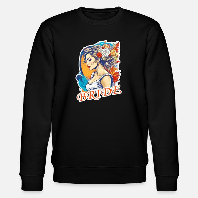 Bride - Stanley/Stella CHANGER Unisex Organic Sweatshirt - black