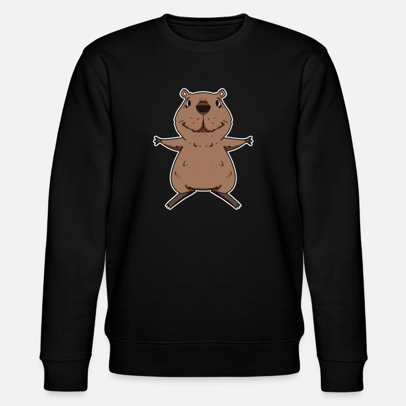 Capybara - Stanley/Stella CHANGER Unisex Organic Sweatshirt - black