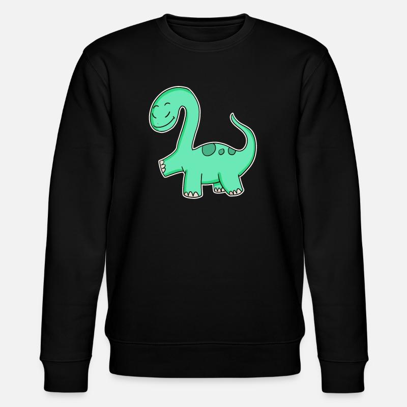 Dino - Stanley/Stella Unisex Bio-Sweatshirt CHANGER  - Schwarz