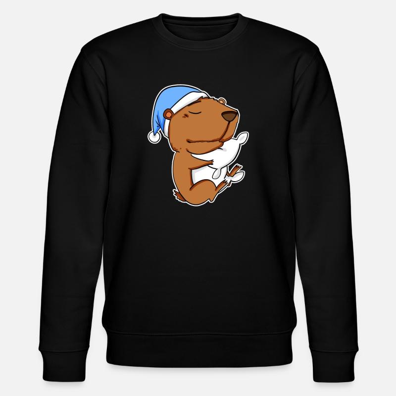 Capybara Capybara Tired Pillow Relax - Sweat bio CHANGER Stanley/Stella Unisexe - noir