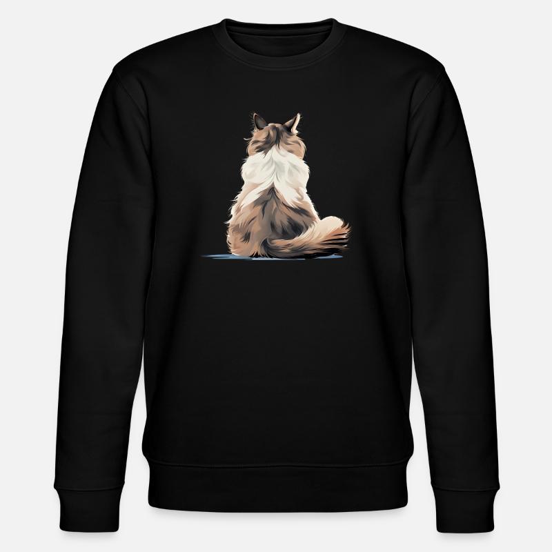 Ragdoll - Stanley/Stella Unisex Bio-Sweatshirt CHANGER  - Schwarz
