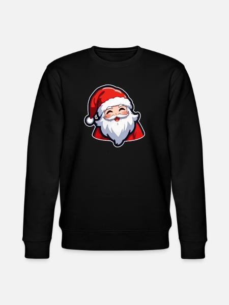 Weihnachtsmann - Stanley/Stella Unisex Bio-Sweatshirt CHANGER  - Schwarz