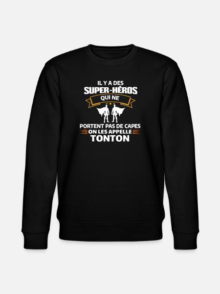 Super Héros Sans Capes Humour - Sweat bio CHANGER Stanley/Stella Unisexe - noir