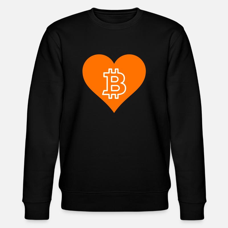 J’adore Bitcoin Orange - Sweat bio CHANGER Stanley/Stella Unisexe - noir