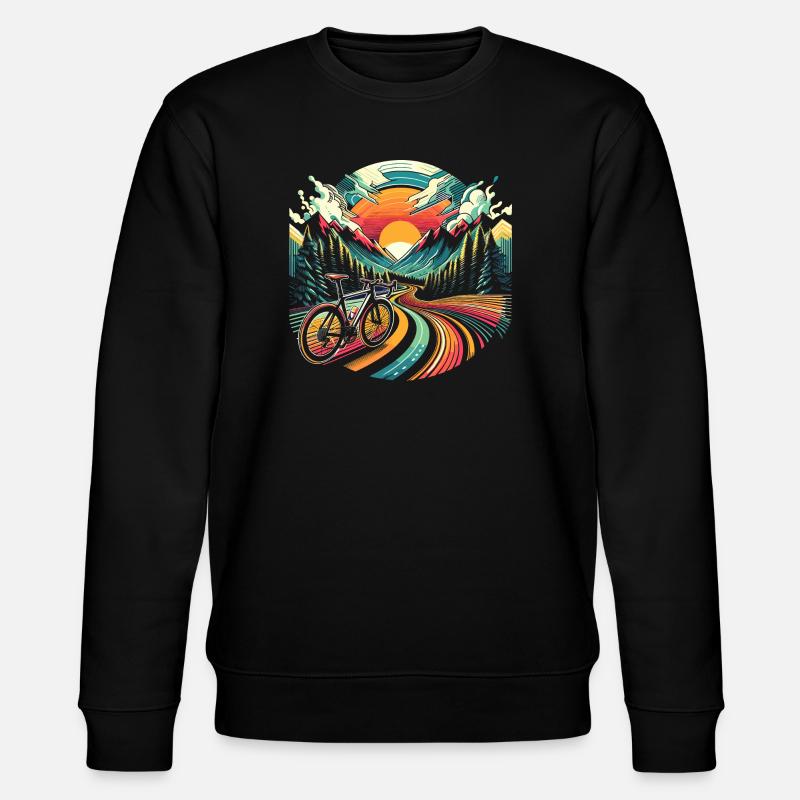 Vélo intrigant. - Sweat bio CHANGER Stanley/Stella Unisexe - noir