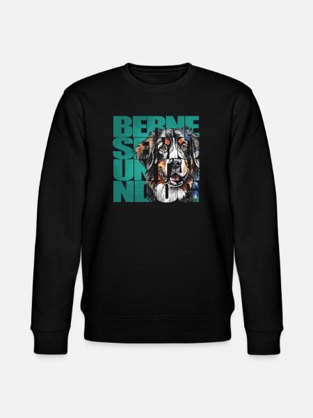Portrait de bouvier bernois - Sweat bio CHANGER Stanley/Stella Unisexe - noir
