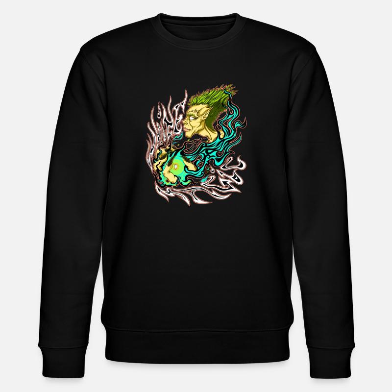 White Magic - Stanley/Stella CHANGER Unisex Organic Sweatshirt - black