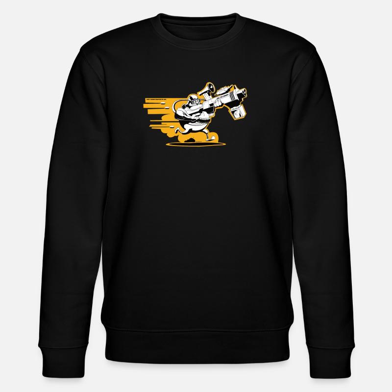 Ego-Shooter - Stanley/Stella Unisex Bio-Sweatshirt CHANGER  - Schwarz