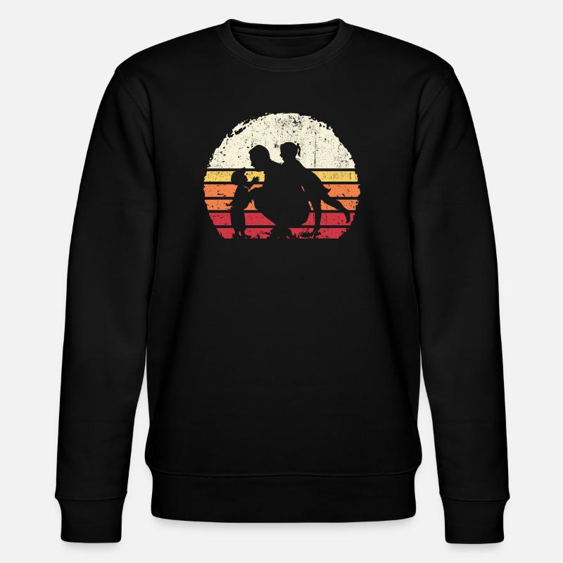Silhouette Trio Coucher de Soleil - Sweat bio CHANGER Stanley/Stella Unisexe - noir