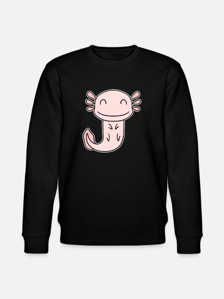 Axolotl Motif Enfants Mignon - Sweat bio CHANGER Stanley/Stella Unisexe - noir