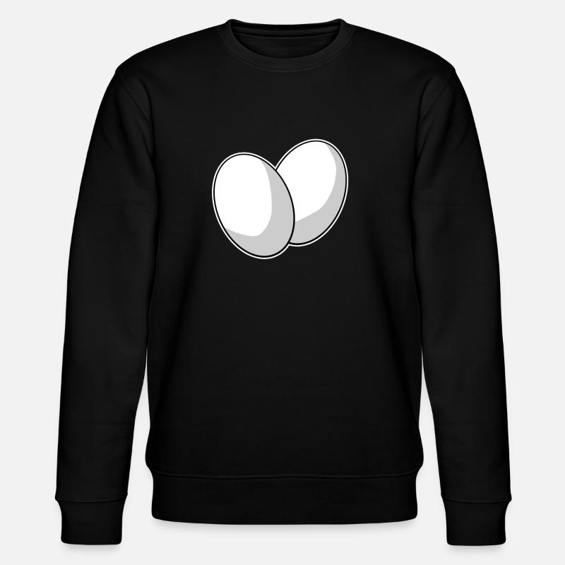Egg Eggs - Stanley/Stella CHANGER Unisex Organic Sweatshirt - black
