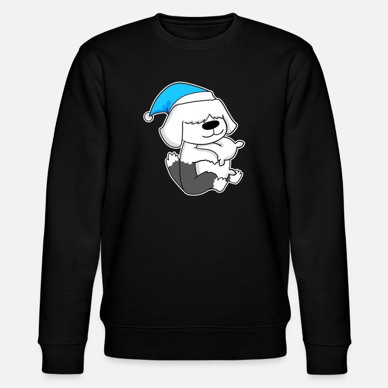 Dormir, Fatigue, Chien - Sweat bio CHANGER Stanley/Stella Unisexe - noir