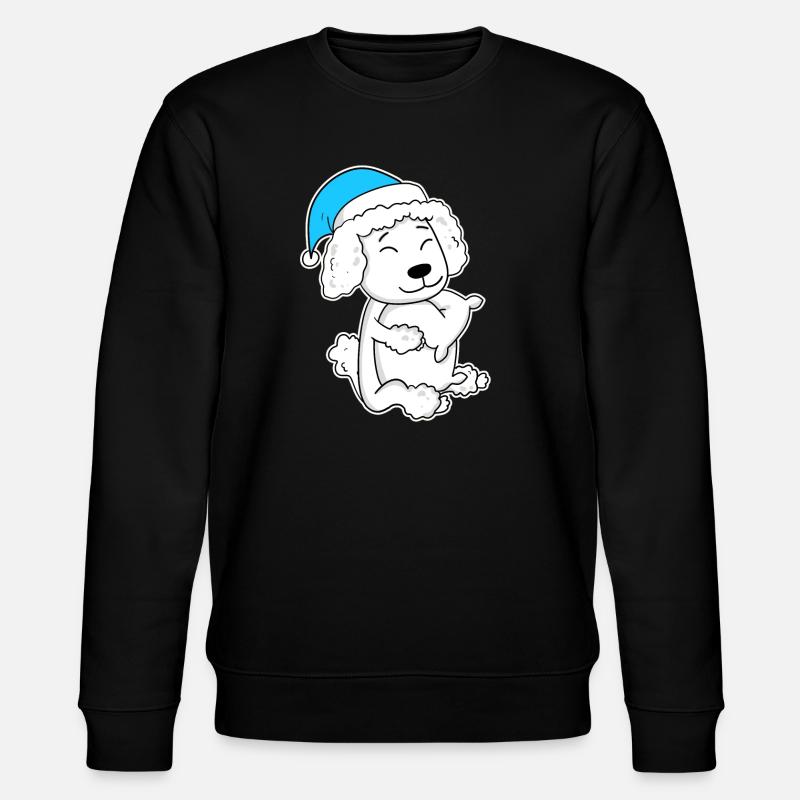 Caniche Dormir Fatigue Chien - Sweat bio CHANGER Stanley/Stella Unisexe - noir