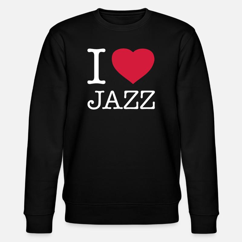J’AIME LE JAZZ - Sweat bio CHANGER Stanley/Stella Unisexe - noir