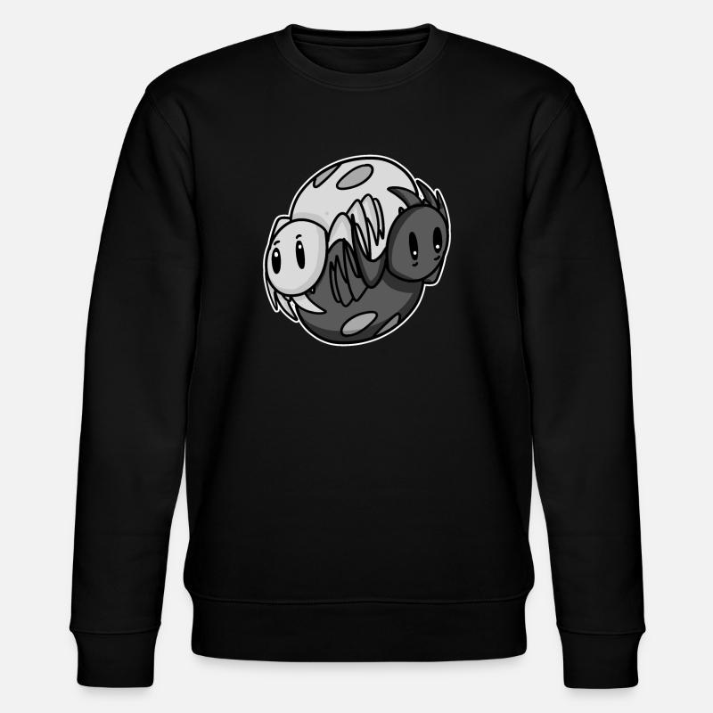 Yin Yang Spinne - Stanley/Stella Unisex Bio-Sweatshirt CHANGER  - Schwarz