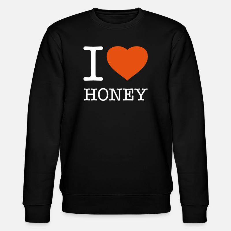 J’AIME LE MIEL - Sweat bio CHANGER Stanley/Stella Unisexe - noir