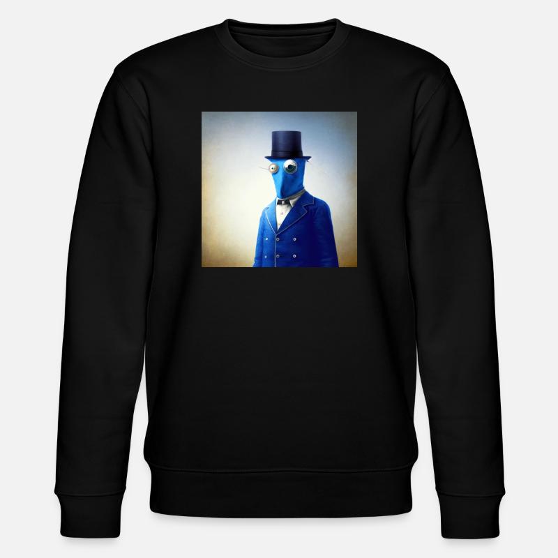 Surrealist 05 - Stanley/Stella Unisex Bio-Sweatshirt CHANGER  - Schwarz