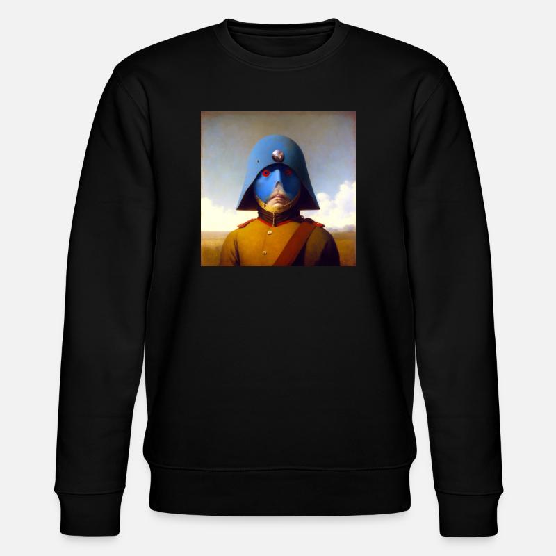 Surreal 10 - Stanley/Stella Unisex Bio-Sweatshirt CHANGER  - Schwarz